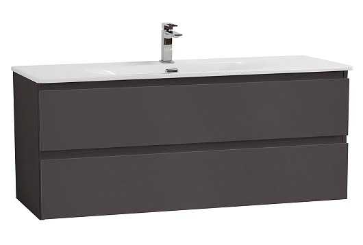 BelBagno Тумба с раковиной Kraft 120 подвесная Темно-Серый матовый с раковиной BB-8099-120 – фото-1