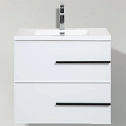 Parly Тумба с раковиной Bella 60 подвесная белая – фотография-1