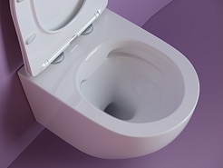 Ceramicanova Подвесной унитаз Uno Rimless CN11001 белый – фотография-10