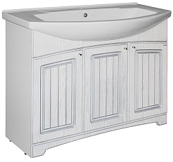 Mixline Мебель для ванной Крит 105 патина серебро – фотография-4