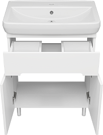 Misty Тумба под раковину Байкал 65 белая – фотография-4