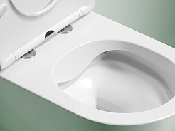 Ceramicanova Подвесной унитаз Modena Rimless CN6063MW белый матовый – фотография-9