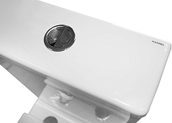 Azario Унитаз-компакт Conto AZ-T005BR безободковый с бачком с сиденьем микролифт белый – фотография-15