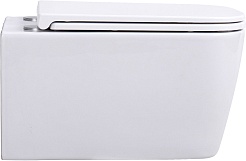 Sintesi Унитаз Balti подвесной безободковый белый с сиденьем микролифт – фотография-2