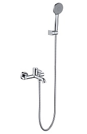 Aquatek Смеситель для ванны с душем Европа AQ1349CR хром – фотография-1