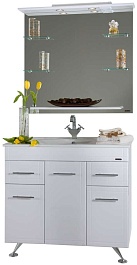 Водолей Мебель для ванной "Ницца D 90" с б/к, умывальник Ницца – фотография-1