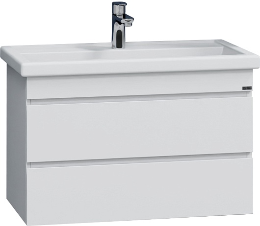 СанТа Мебель для ванной Марс 80 подвесная белая – фотография-4