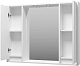 Brevita Зеркальный шкаф Balaton 100 белый – фотография-6