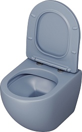 Grossman Унитаз подвесной Color GR-4455BSMS-21 голубой матовый – фотография-3