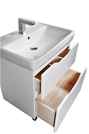 Dreja Тумба с раковиной Q Plus 80 напольная – фотография-3