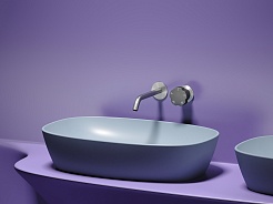 Ceramicanova Мебельная раковина Element 60 CN6049MHL серо-голубой матовый – фотография-2