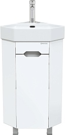 Onika Мебель для ванной Айленд 35 угловая белая – фотография-5