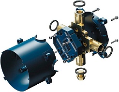 Am.Pm Смеситель MultiDock F100100 скрытая часть – фотография-2