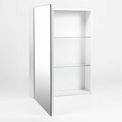 Viant Зеркальный шкаф Куба 50 белый – фотография-3