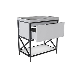 Mixline Мебель для ванной Бруклин 80 белая – фотография-6