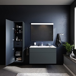 Am.Pm Пенал для ванной Inspire 2.0 40 графит матовый – фотография-3