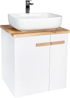 Viant Тумба с раковиной Мюнхен 70 со столешницей подвесная белая матовая