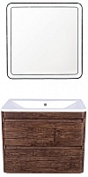 Style Line Мебель для ванной подвесная Атлантика 60, Люкс старое дерево, PLUS