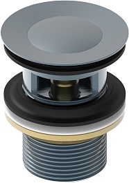 Iddis Донный клапан Slide SLIGM00i88 графит – фотография-1