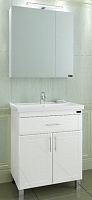 СанТа Мебель для ванной Дублин 70, ящик, свет