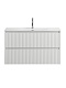 BelBagno Тумба с раковиной Uno mini 100 подвесная Bianco Opaco с раковиной BB-8099-3-100 – фотография-17