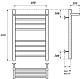 Point Полотенцесушитель электрический П7 400x600 PN10146SPE с полкой хром – фотография-8