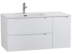 BelBagno Мебель для ванной Etna 100 L подвесная Bianco Lucido – фотография-3