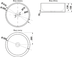 Brevita Мебель для ванной Bergen 90 подвесная дуб галифакс олово/белая – фотография-17