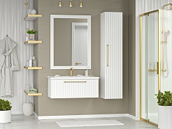 Brevita Пенал подвесной Alicante 35 белый – фотография-10