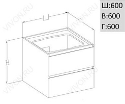 Opadiris Мебель для ванной "Сапфир" – фотография-2