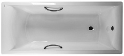 Castalia Чугунная ванна Prime 180x80x48 с ручками – фотография-1
