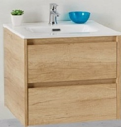 BelBagno Тумба с раковиной KRAFT 39 600 Rovere Nebrasca Nature – фотография-1