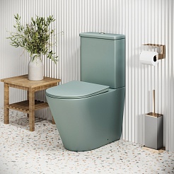 Grossman Унитаз компакт Color GR-4480MNMS мятный матовый – фотография-7