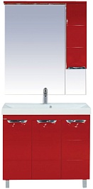 Misty Мебель для ванной Петра 90 красная R – фотография-1
