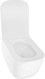 Azario Унитаз подвесной Fote AZ-116-UQ3 безободковый белый – фотография-7
