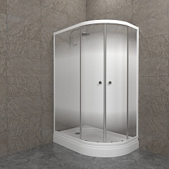 Triton Душевой уголок Коралл Лайт А 120/80 левый – фотография-4