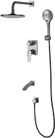 Lemark Душевая система Bronx LM3722GM графит