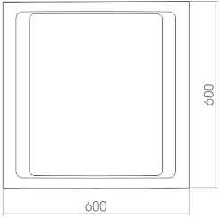 Mixline Зеркало Стиль Орион 60 – фотография-2