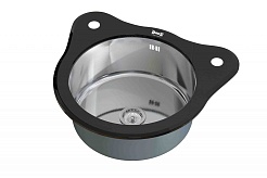 Zorg Кухонная мойка "Inox Glass" GL-510-BLACK – фотография-1