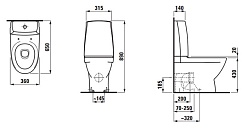 Laufen Унитаз-компакт Pro 8.2795.2.000.780.1 – фотография-4