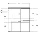 Cezares Тумба под раковину Eden 120 подвесная grigio talpa opaco – картинка-6