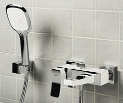 WasserKRAFT Смеситель для ванны "Aller 1061WHITE" – фотография-3