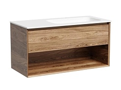 Sancos Мебель для ванной Marmi 1.0 100 R дуб чарльстон – фотография-7