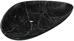 Teymi Раковина накладная Ellie W 60 T50592 черный мрамор – фотография-1