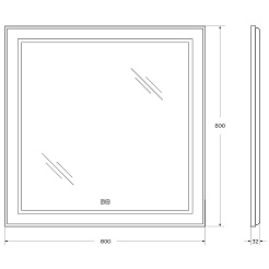 BelBagno Мебель для ванной Kraft 39 80 Bianco Opaco с раковиной BB-8099-3-70 – фотография-10