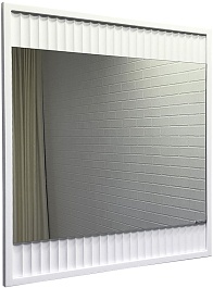 Comforty Зеркало Марсель 75 белое матовое – фотография-1