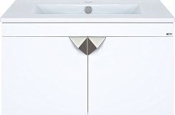 Misty Мебель для ванной Сахара 75 белая – фотография-2