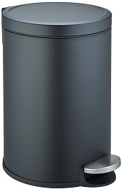 WeltWasser Ведро для мусора WW Lora BL 20L черное матовое – фотография-1