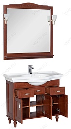 Aquanet Мебель для ванной Амелия H 110 орех (179574) – фотография-5