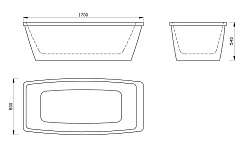 Gemy Акриловая ванна G9229 – фотография-3